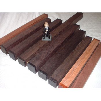 Ebène du Mozambique 127 x 127 x 76 mm