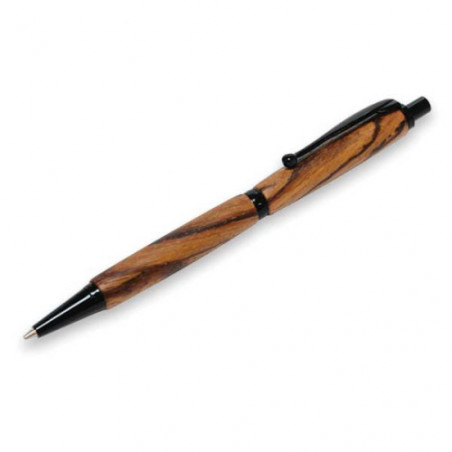 Porte-mine Slimline chromé noir