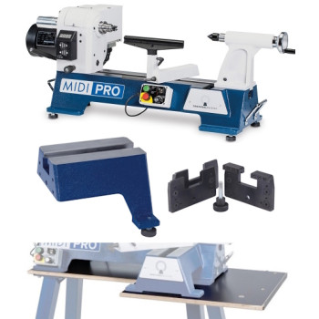 Midi Pro + rallonge + table - Fixation rapide offerte